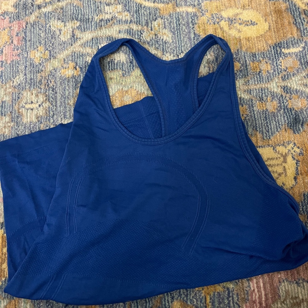 Lululemon Athletica Blue Sports Bra Racerback